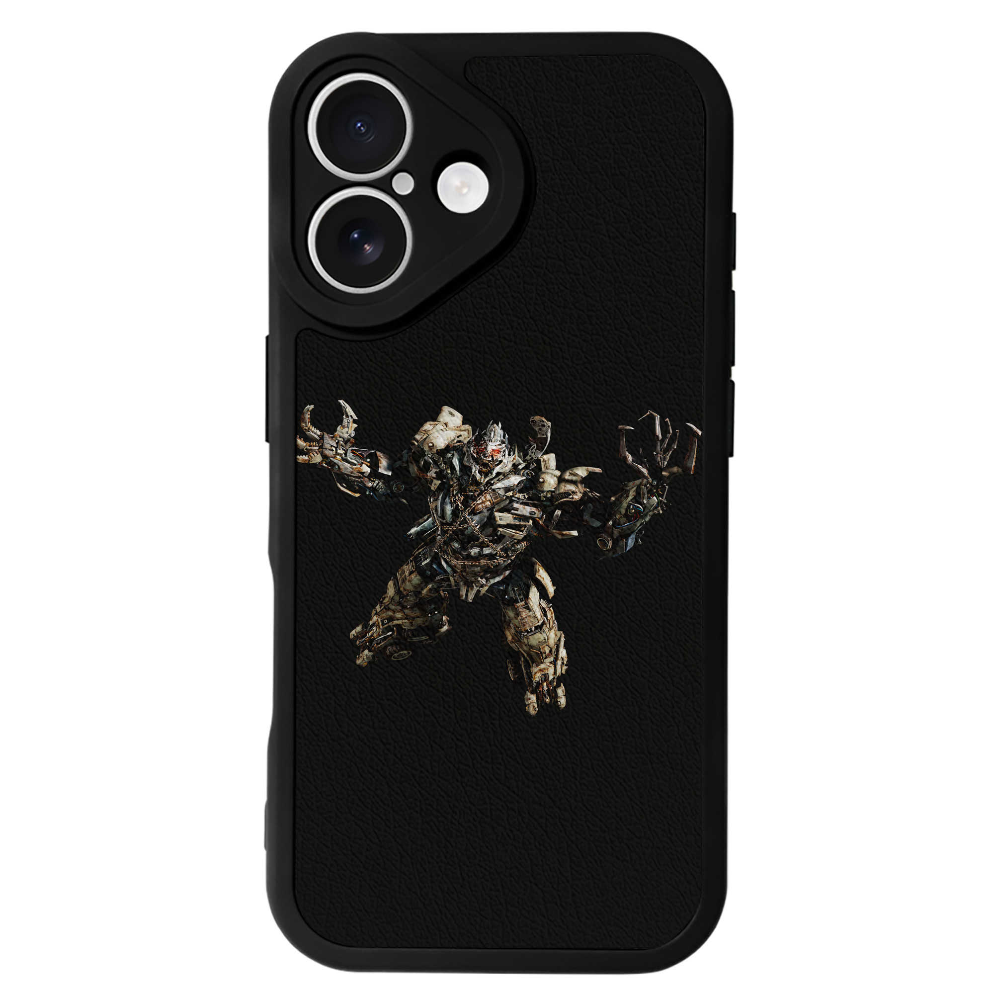 （画像用） Transformers トランスフォーマー 【iPhone 16シリーズ対応】シリコンスマホケース（レザー調） 材質：シリコン